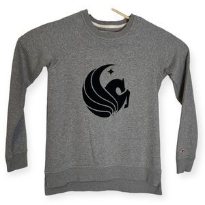 League Collegiate UCF Sweatshirt Grey/Black Size S